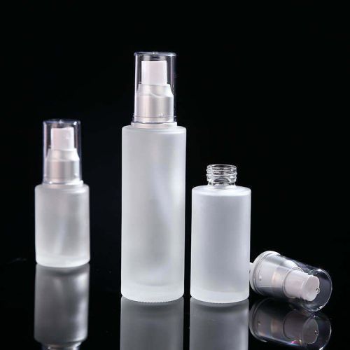 Frasco de vidrio esmerilado de 20ml 30ml 40ml 60ml 80ml 100ml