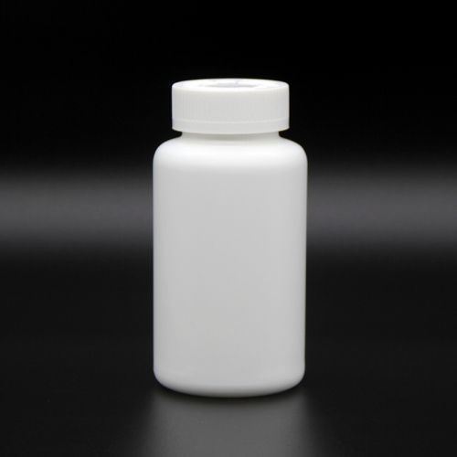 Frascos de plástico PE, de color blanco para pastillas de 200ml.